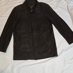 Sol Sona Men's Brown Leather Lightweight Jacket Size 54